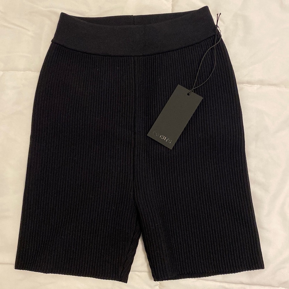 Cuts Rib Bike Short - Black
